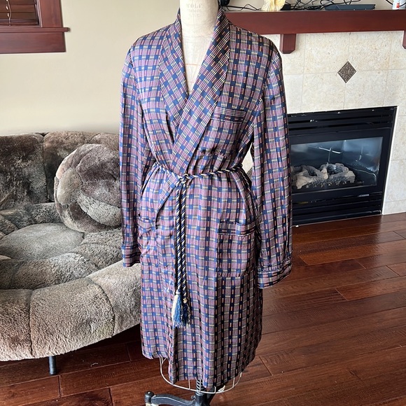 Vintage | Jackets & Coats | Italian 3s 40s Mens Belted Robe Ml | Poshmark